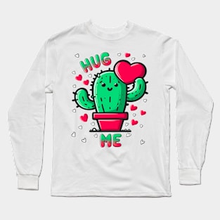 Lovely Cute Cactus Long Sleeve T-Shirt